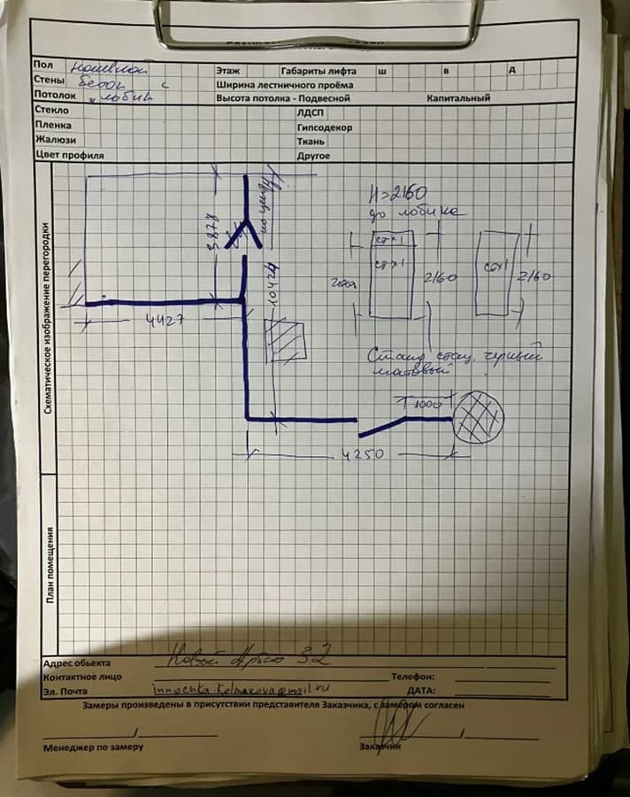 Разделение рабочих зон в автосалоне: г. Москва, Новый Арбат, 32