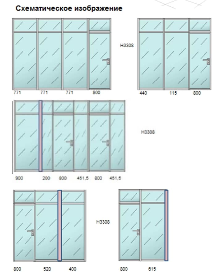 Деление помещения на отдельные рабочие зоны, г. Подольск, ул. Генерала Стрельбицкого, 3: фото 2