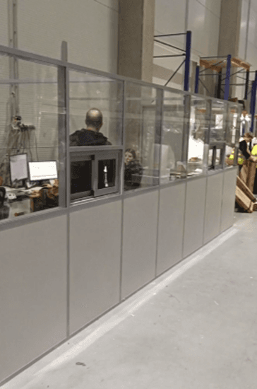 Перегородки для складского помещения в Пушкино — Московская обл., г. Пушкино, ул. Костомаровская, д. 5/1, стр. 21