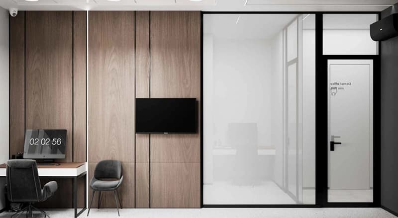 Зонирование перегородками в стоматологии, г. Москва, ул. 60 лет Октября, 17, 1 этаж: фото 2