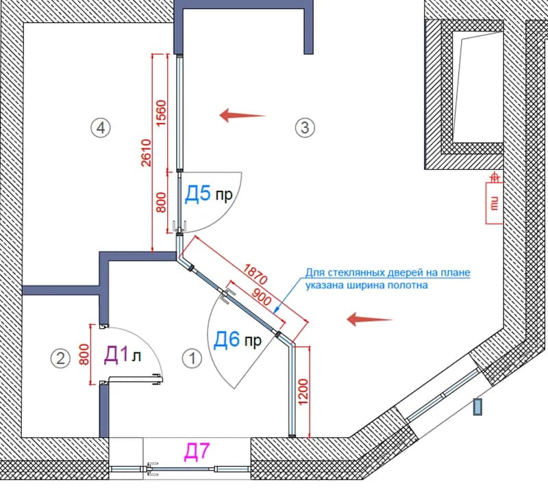 Зонирование перегородками в стоматологии, г. Москва, ул. 60 лет Октября, 17, 1 этаж: фото 3