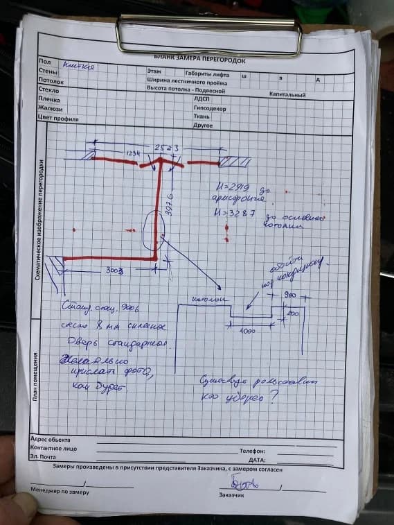 Зонирование торгового помещения на павильоны: Москва, объект заказчика. Коммерческие помещения, фото 2 из 3