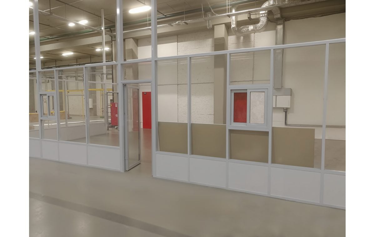 Офисные перегородки из алюминиевого профиля