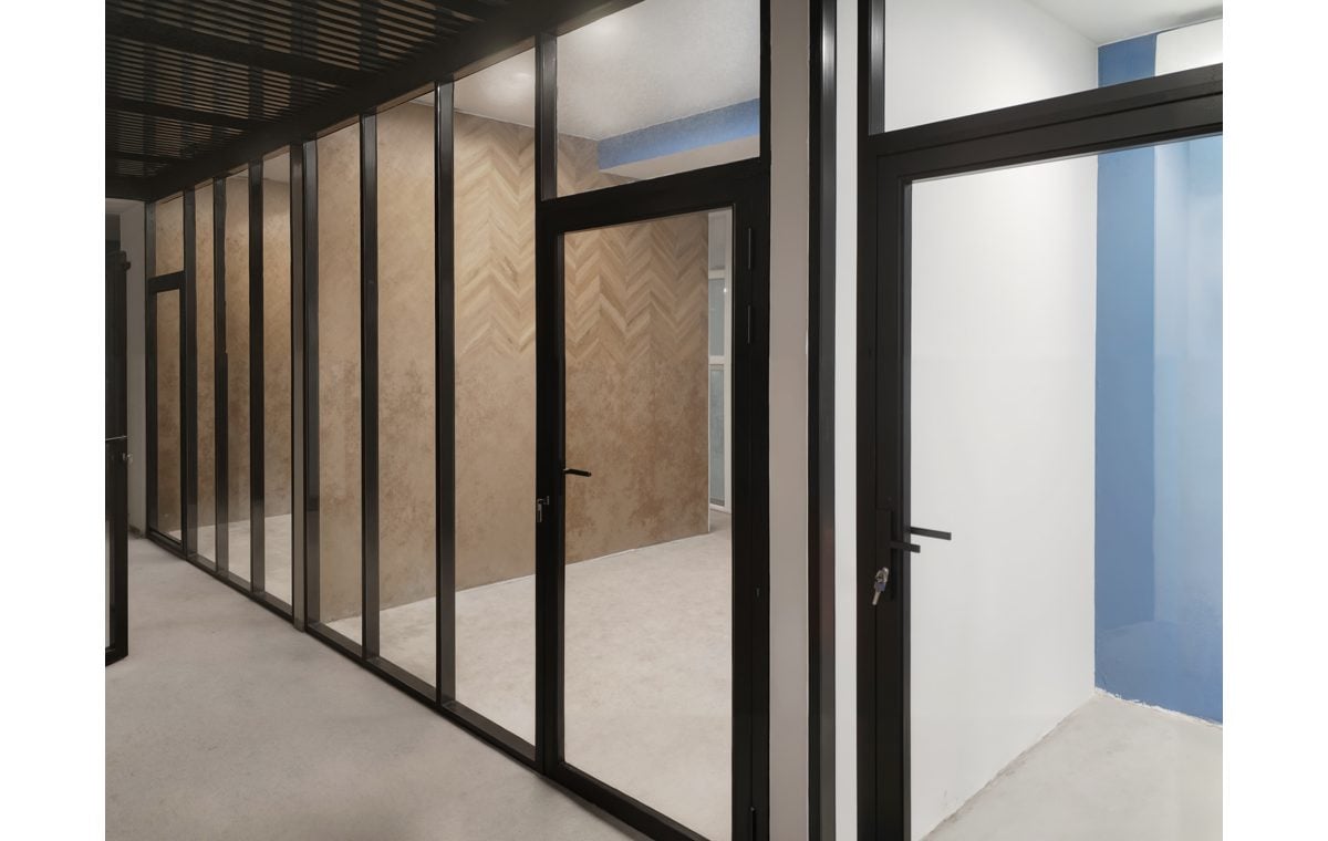 Стационарные перегородки для офиса. Фото 4