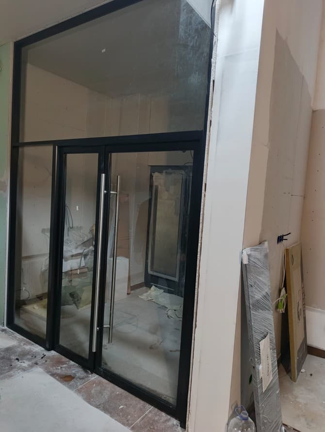 Входная группа для кальянной на Берзарина — фото объекта 3 из 3. Входная группа для кальянной на Берзарина, г. Москва, ул. Берзарина, 32 — фото 3