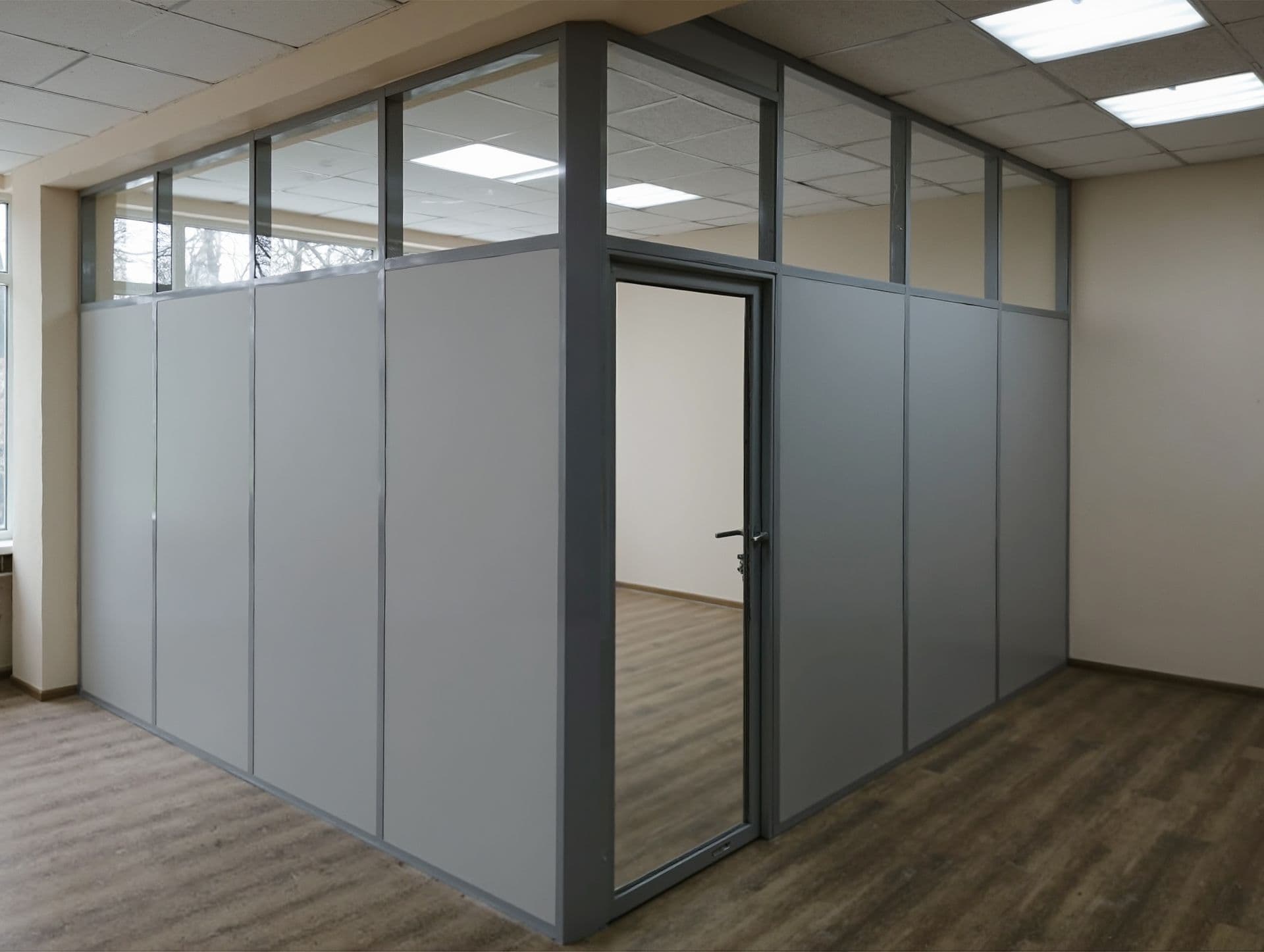 Стационарные перегородки для зонирования офиса Стационарные перегородки в интерьере офиса: стабильность и звукоизоляция